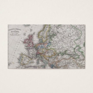 Antique Map of Europe circa 1862