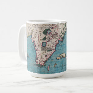 Antique Map of Florida and Cuba Coffee Mug