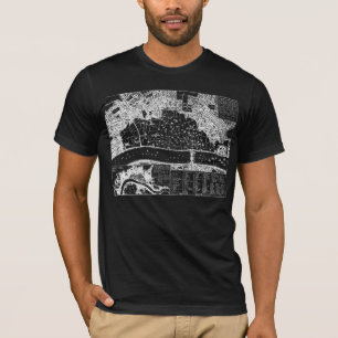 Antique Map of London 1666 Shirt