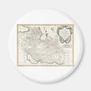 Antique Map of Persia- Iran, Afghanistan, & Iraq Magnet