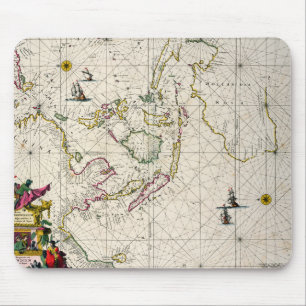 Antique Map of the East Indies Mouse Pad