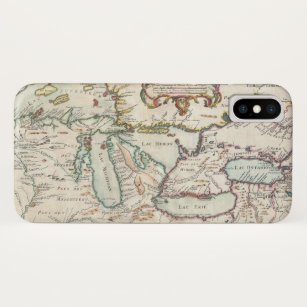 Antique Map of the Great Lakes Case-Mate iPhone Case