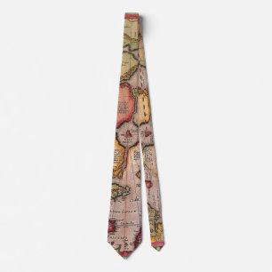 Antique Map of the North Pole Map by Mercator Tie