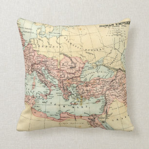 Antique map of the Roman Empire Cushion