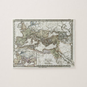 Antique Map of the Roman Empire Jigsaw Puzzle