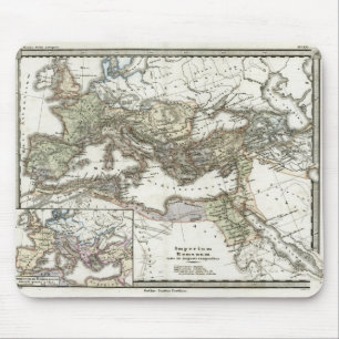 Antique Map of the Roman Empire Mouse Pad