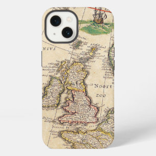 Antique Map of United Kingdom iPhone 13 Case