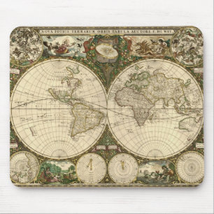 Antique Map Series Mouse Pad
