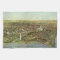 Antique Map with a Panoramic View of Washington DC
