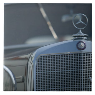 antique mercedes 4 ceramic tile