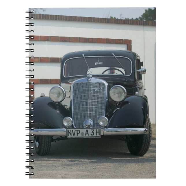 antique mercedes notebook (Front)