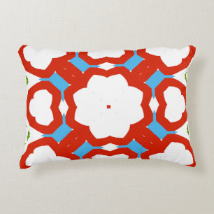 Antique mexican talavera ceramic. Graphic design.  Decorative Cushion