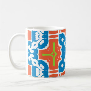 Antique mexican talavera ceramic. Vintage seamless Coffee Mug