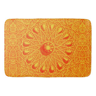antique Middle Eastern motif Bath Mat