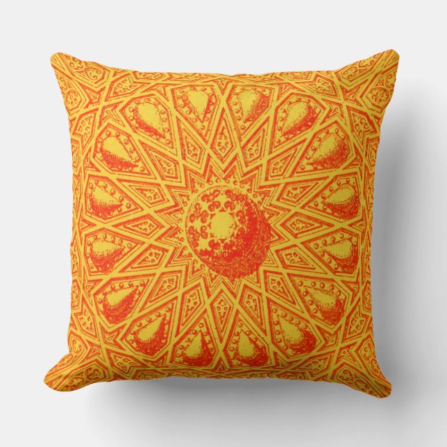 antique Middle Eastern motif Cushion (Front)