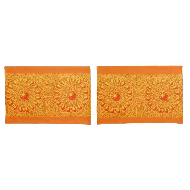 antique Middle Eastern motif Pillowcase (Front-Set)