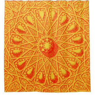 antique Middle Eastern motif Shower Curtain