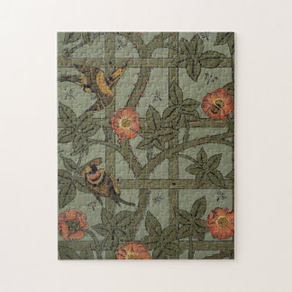 Antique Morris Trellis Wallpaper Jigsaw Puzzle