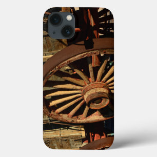 Antique mule train wagon iPhone 13 case