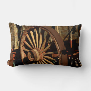 Antique mule train wagon lumbar cushion