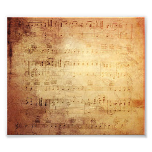 Antique Music Photo Print