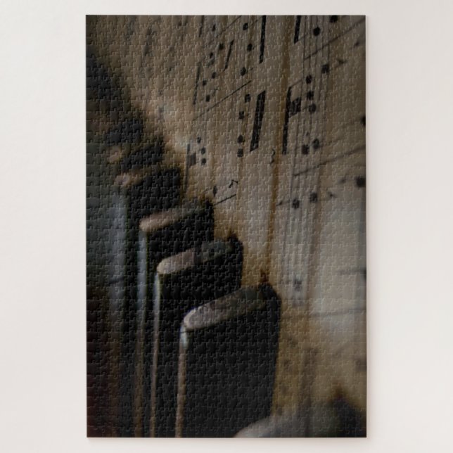 Antique Music Piano Keys Jigsaw Puzzle (Vertical)