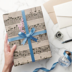 Antique Music Wrapping Paper