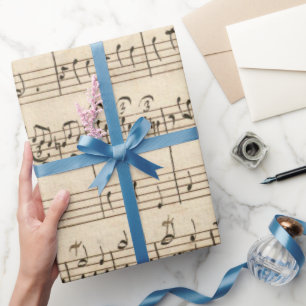 Antique Music Wrapping Paper