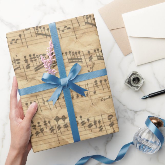 Antique Music  Wrapping Paper (Gifting)