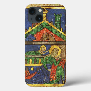 ANTIQUE NATIVITY CHRISTMAS PARCHMENT iPhone 13 CASE