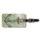 Antique Nautical Map with Anchor