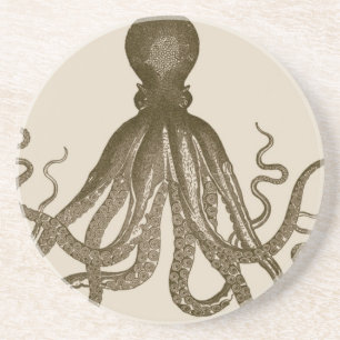 Antique Octopus Coasters