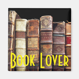 Antique Old Books Vintage Tomes Gift Magnet