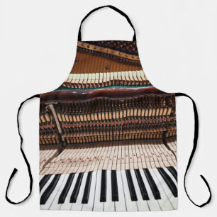 Antique Old Concert Piano Photo Apron