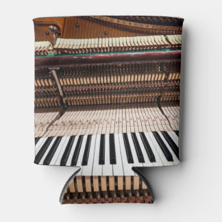 Antique Old Concert Piano Photo Can Cooler