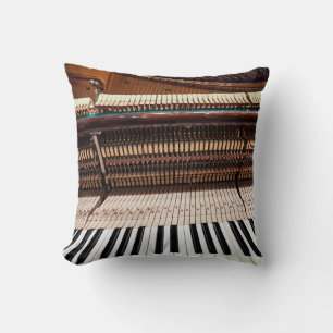 Antique Old Concert Piano Photo Cushion