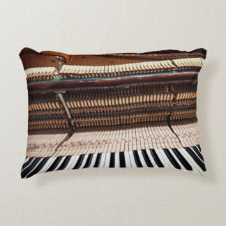 Antique Old Concert Piano Photo Decorative Cushion