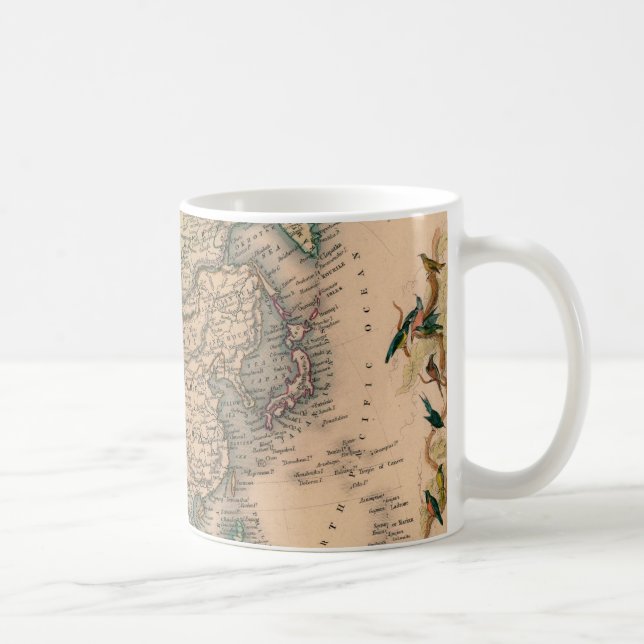 Antique Old Map Inspired (11) Coffee Mug (Right)
