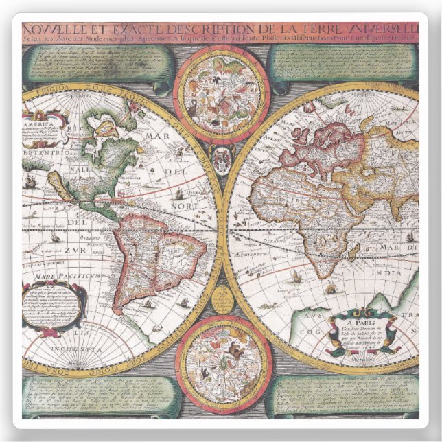 Antique Old Map Inspired (12) (Front)