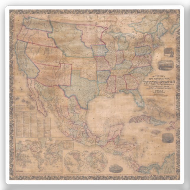 Antique Old Map Inspired (13) (Front)