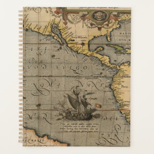 Antique Old Map Inspired (14) Luggage Tag Planner