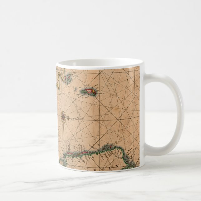 Antique Old Map Inspired (1) Coffee Mug (Right)