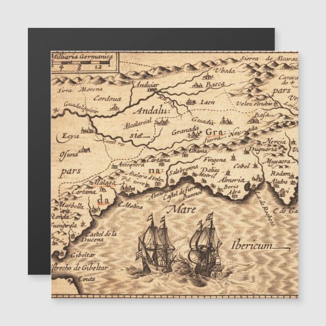 Antique Old Map Inspired (3) (Front/Back)