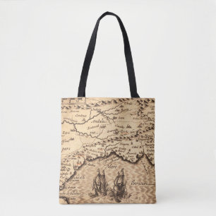 Antique Old Map Inspired (3) Tote Bag