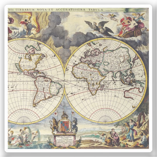 Antique Old Map Inspired (4) (Front)