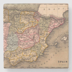 Antique Old Map Inspired (5) Stone Coaster