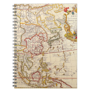 Antique Old Map Inspired (6) Notebook