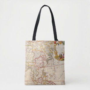 Antique Old Map Inspired (6) Tote Bag