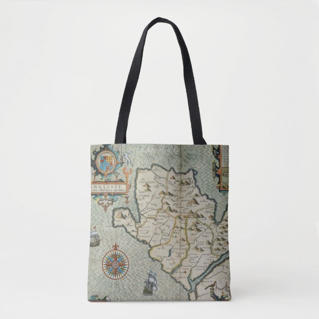 Antique Old Map Inspired (7) Tote Bag (Front)