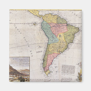 Antique Old Map Inspired (8) Magnet